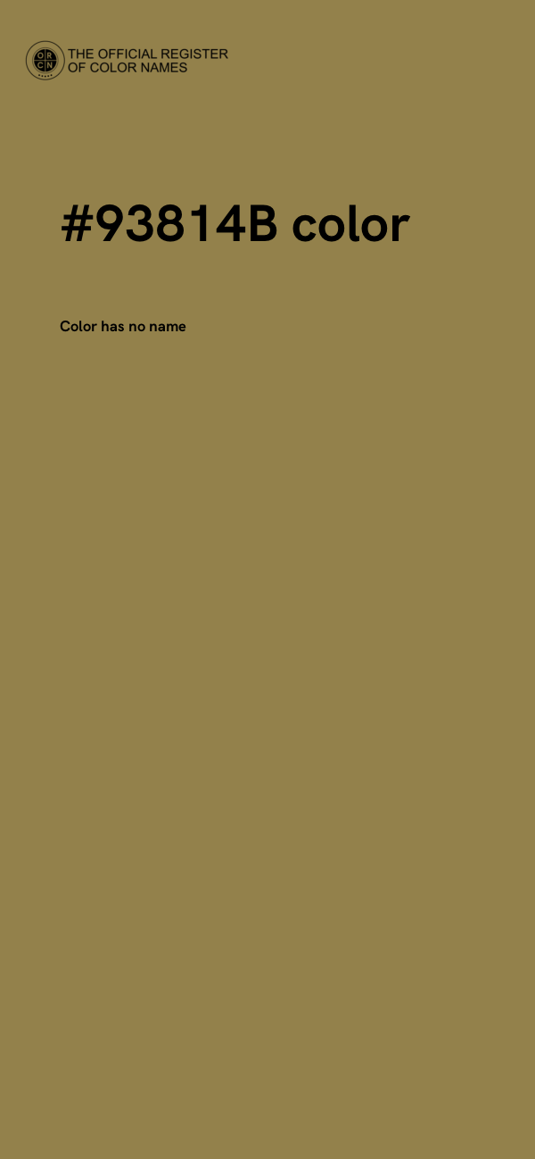 #93814B color image