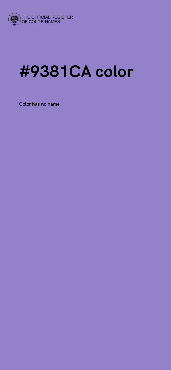 #9381CA color image