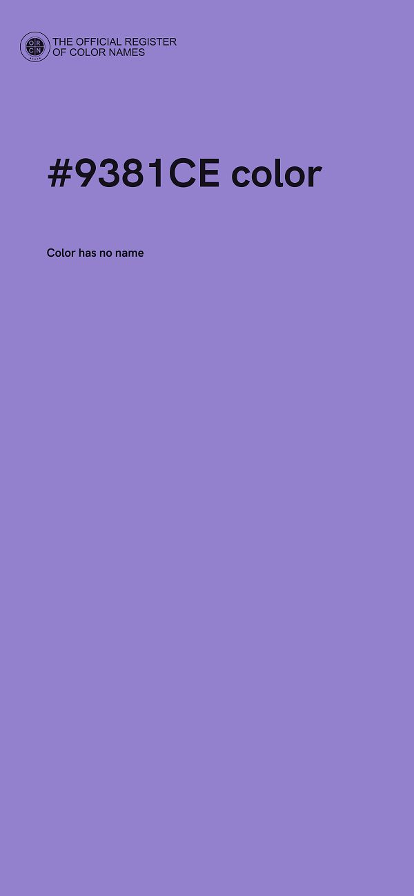 #9381CE color image