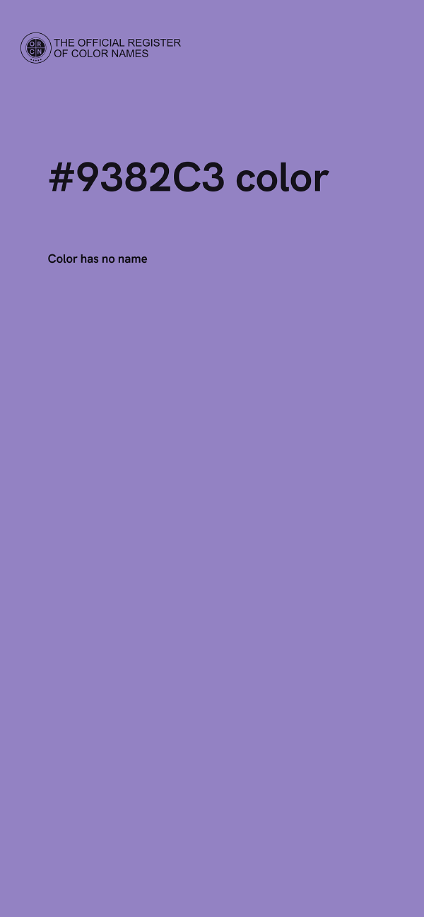 #9382C3 color image