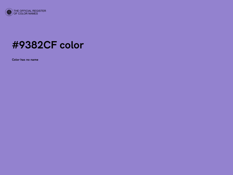 #9382CF color image