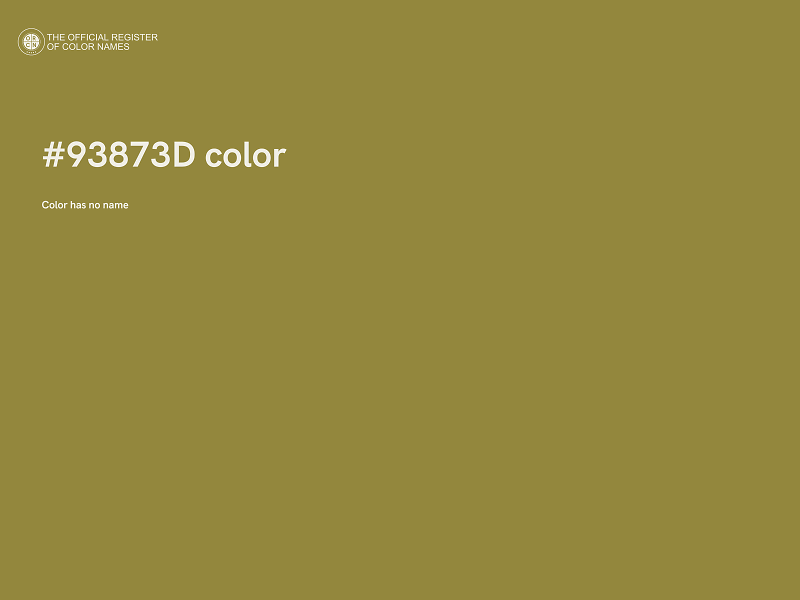#93873D color image
