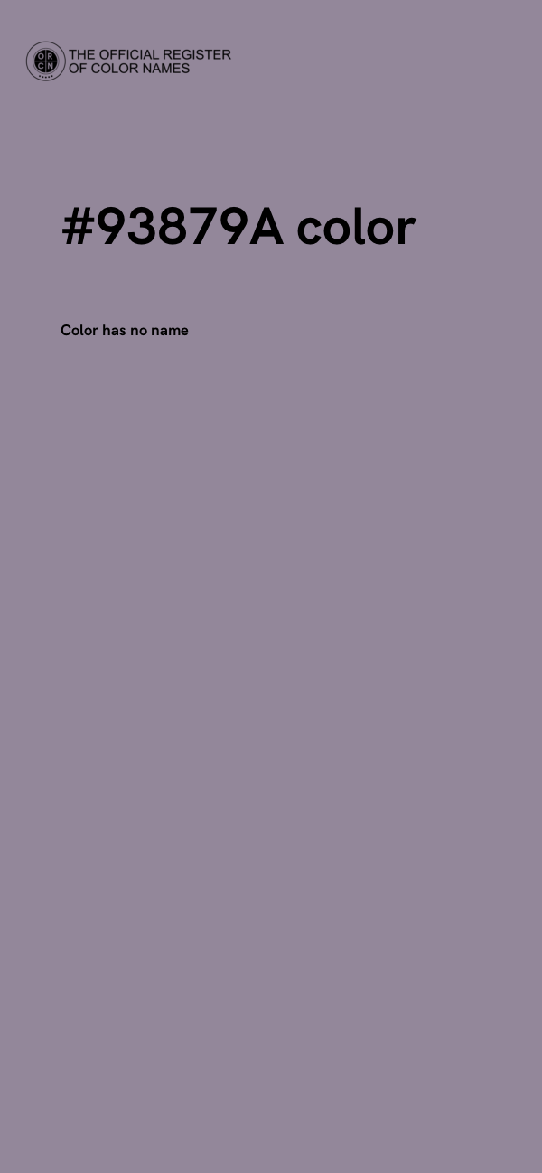 #93879A color image