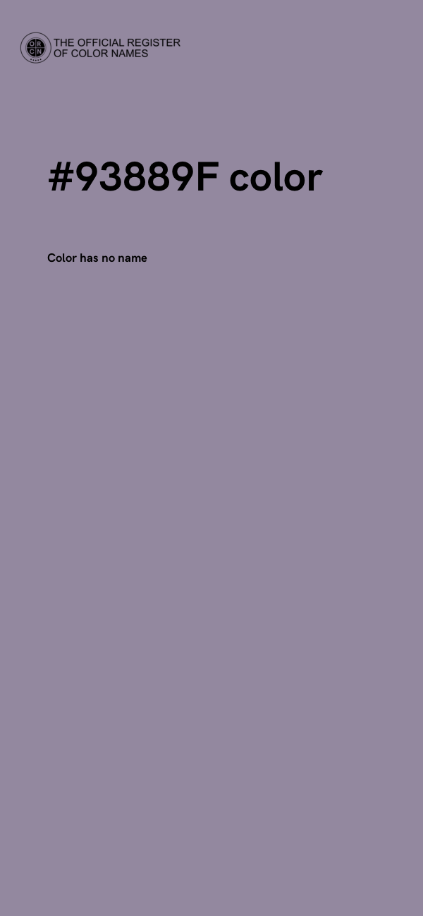 #93889F color image