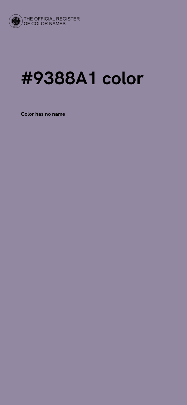 #9388A1 color image
