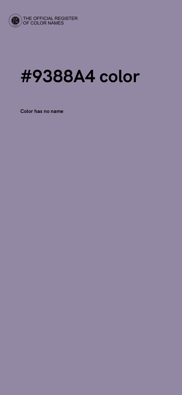 #9388A4 color image