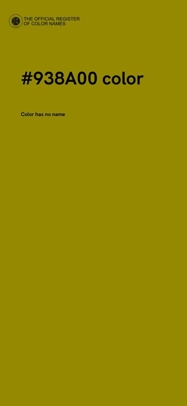 #938A00 color image