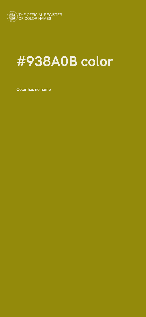 #938A0B color image
