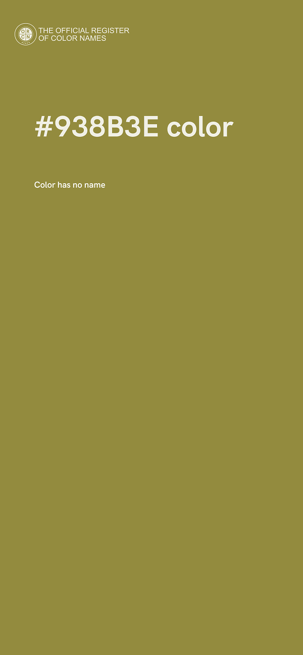 #938B3E color image