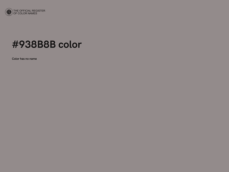 #938B8B color image