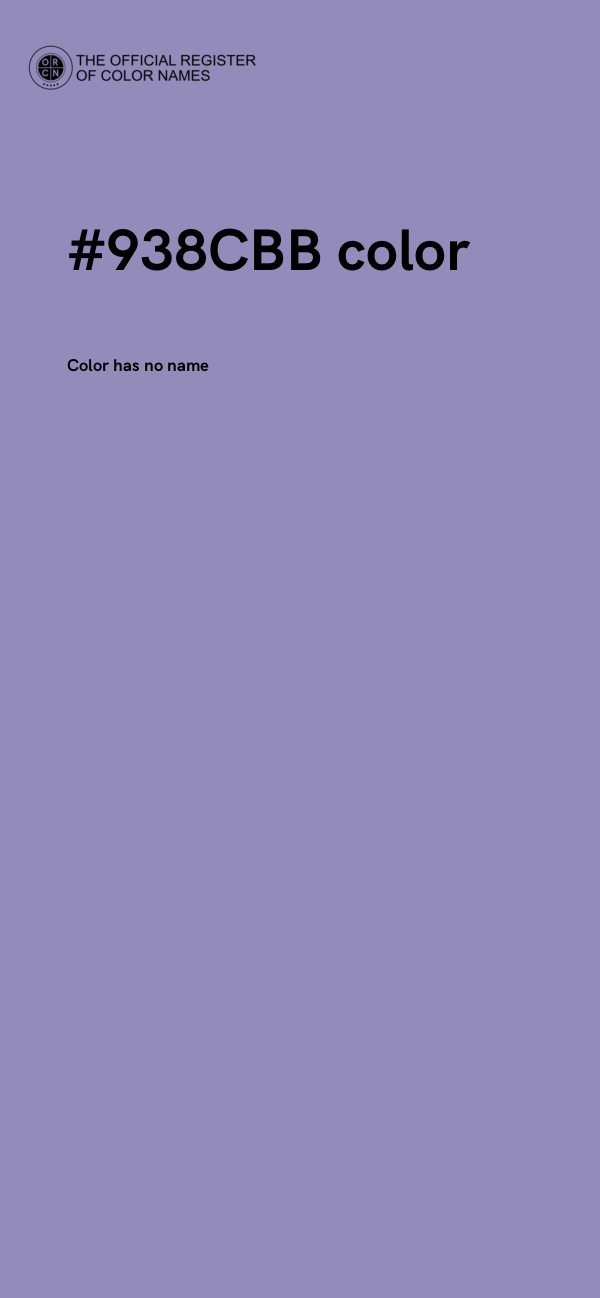 #938CBB color image