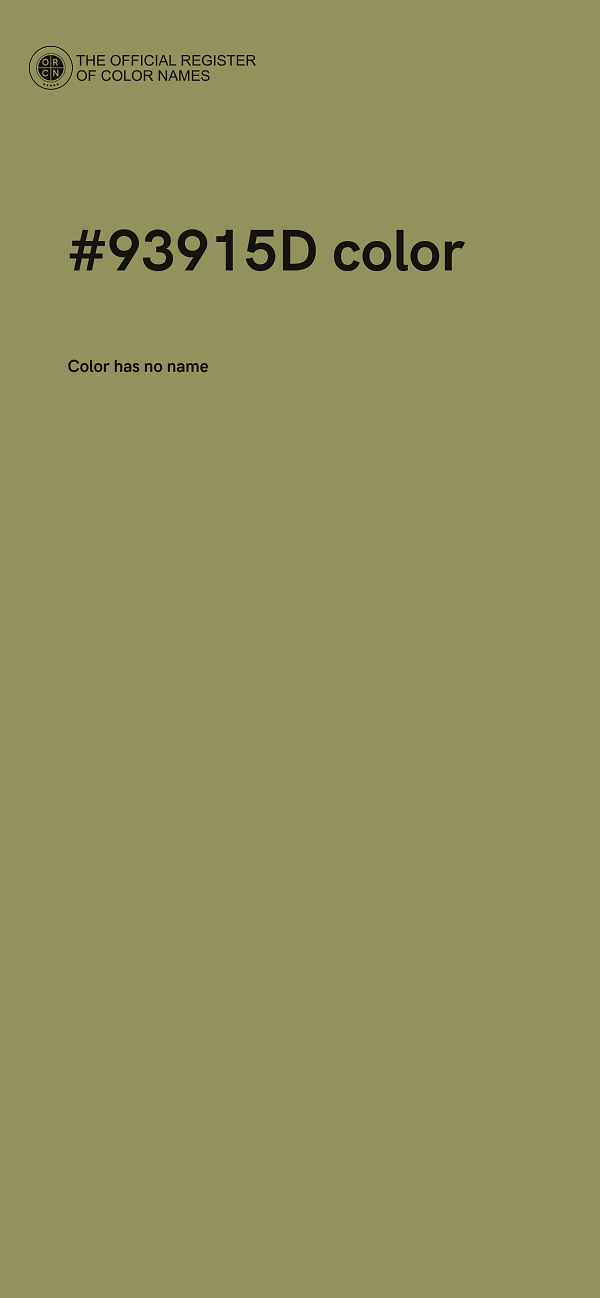 #93915D color image
