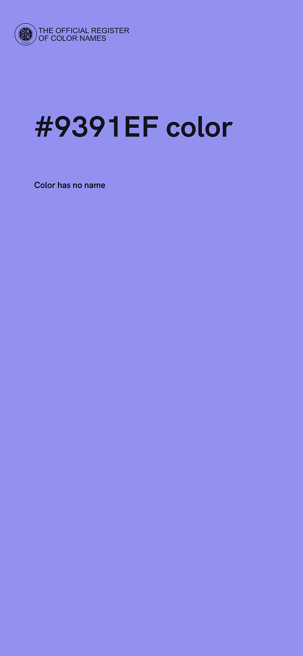 #9391EF color image