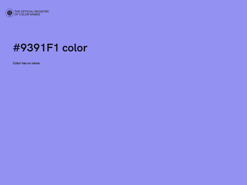 #9391F1 color image