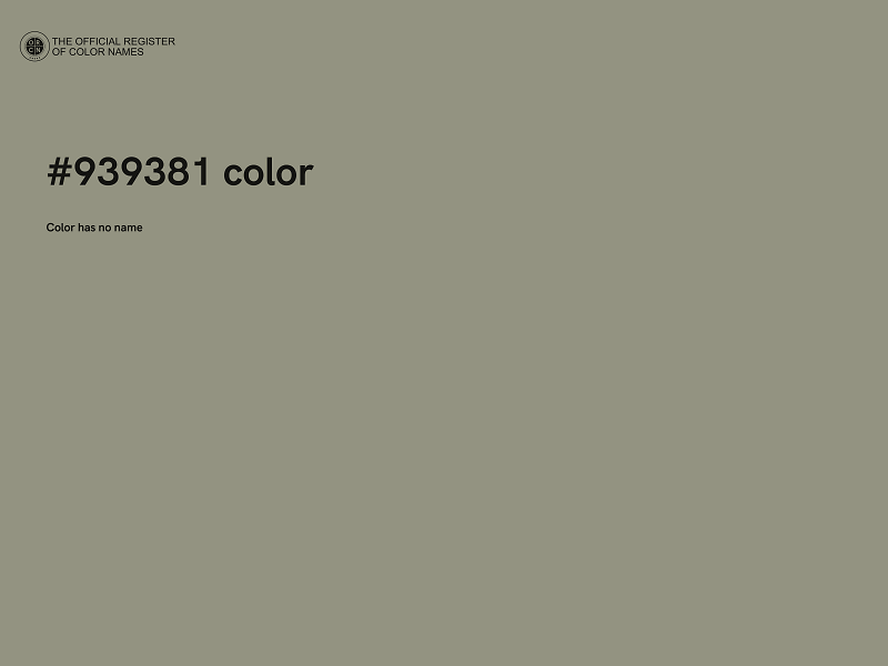 #939381 color image