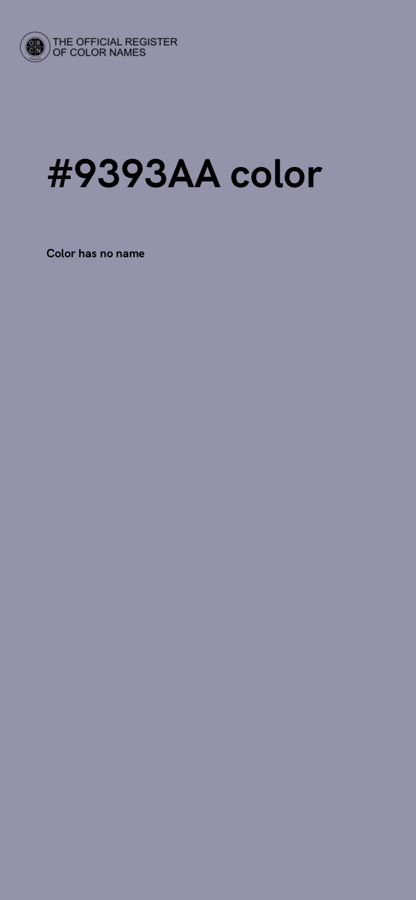 #9393AA color image