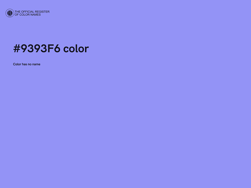 #9393F6 color image