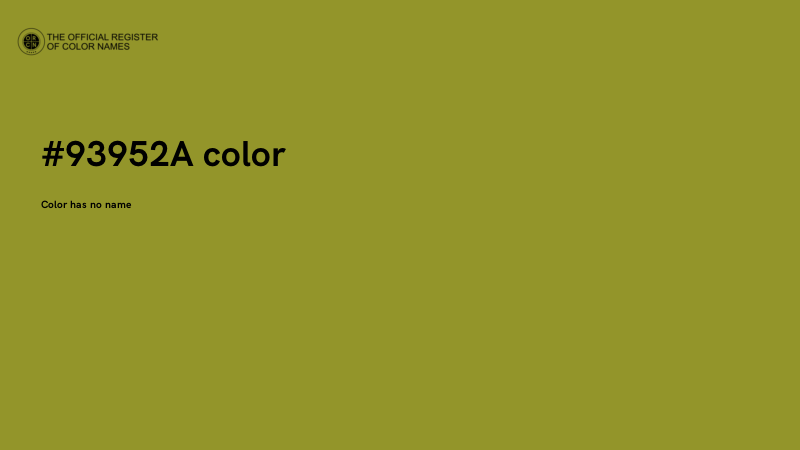 #93952A color image