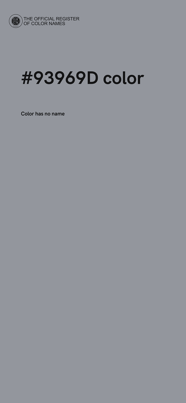 #93969D color image