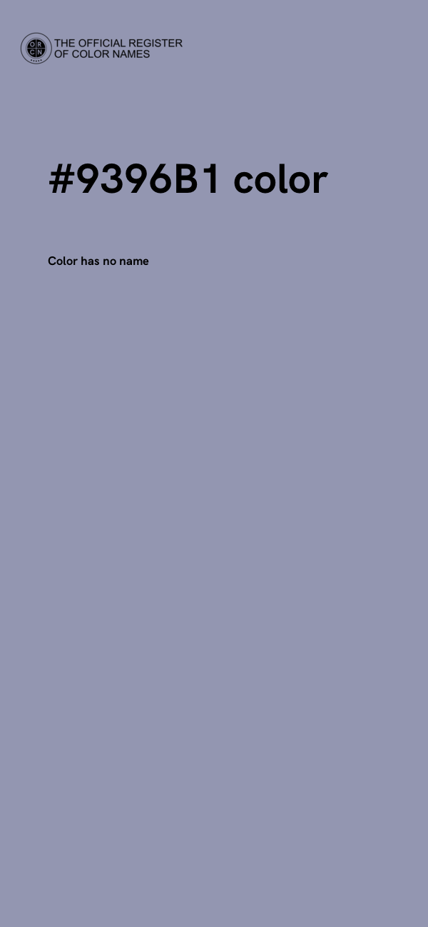 #9396B1 color image