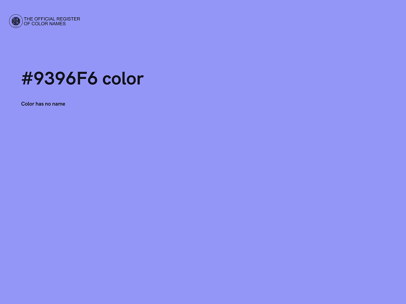 #9396F6 color image