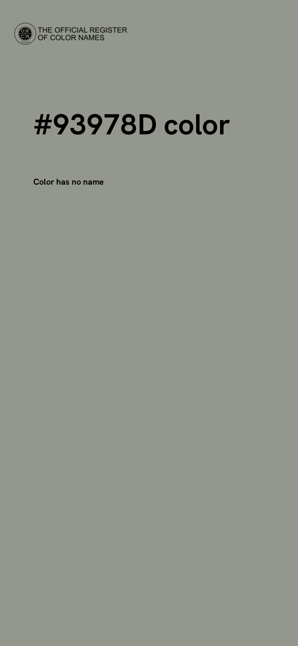 #93978D color image