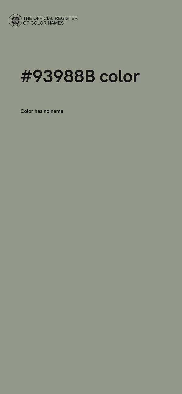 #93988B color image