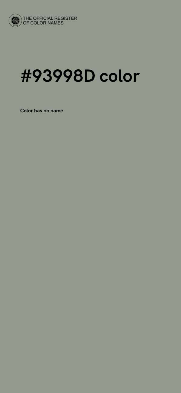 #93998D color image