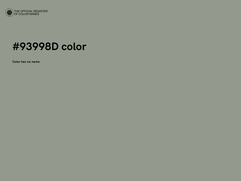 #93998D color image