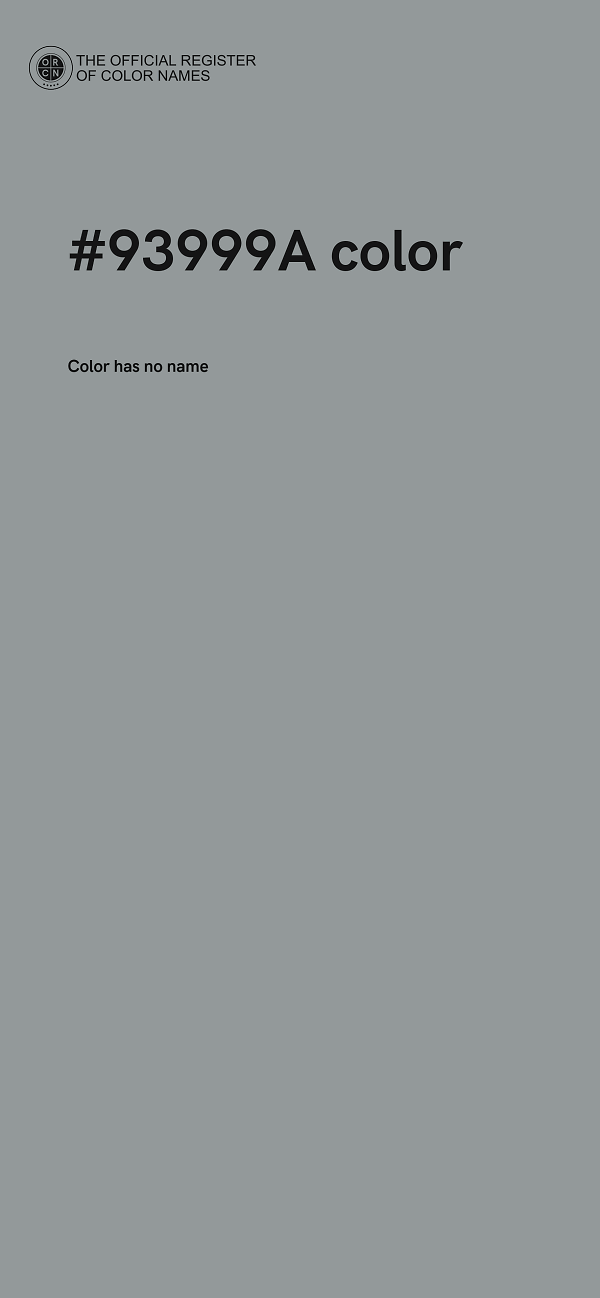 #93999A color image
