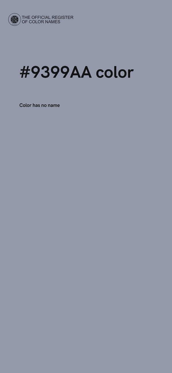 #9399AA color image