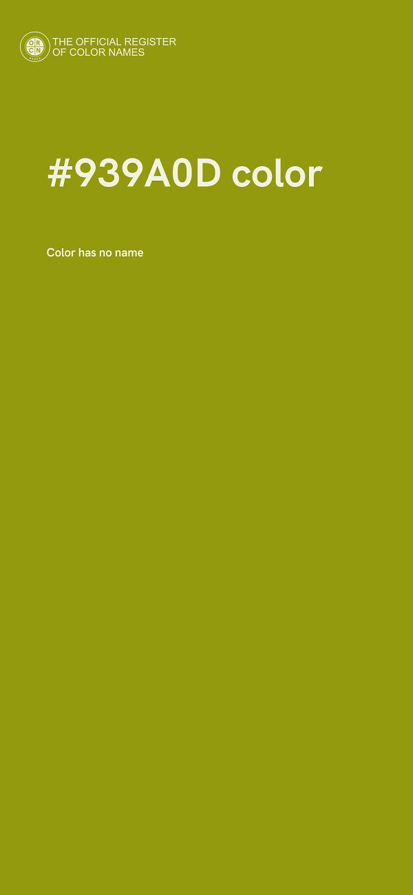 #939A0D color image