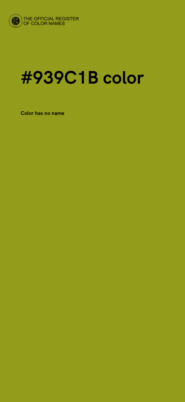 #939C1B color image