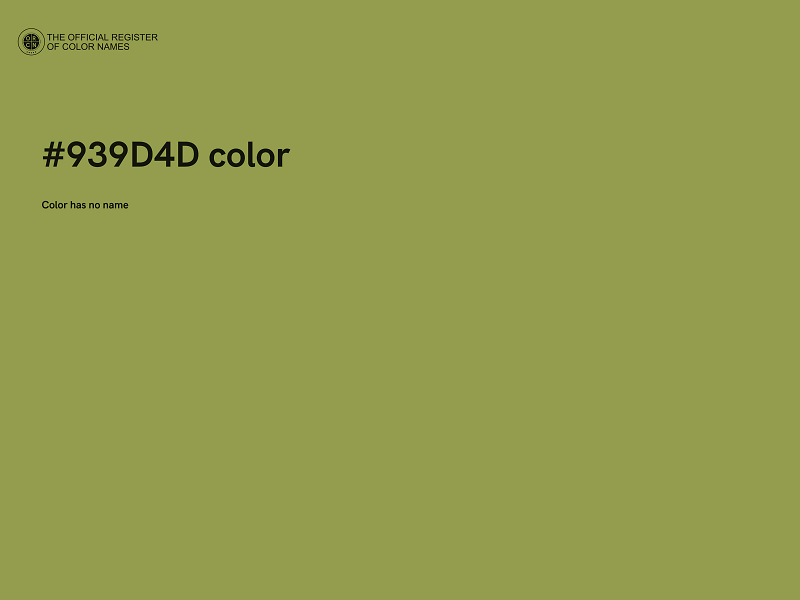 #939D4D color image