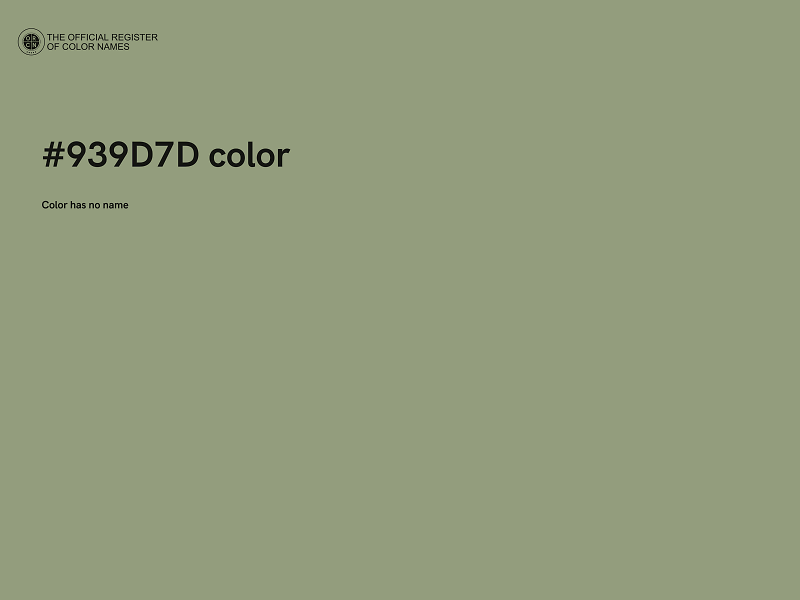 #939D7D color image