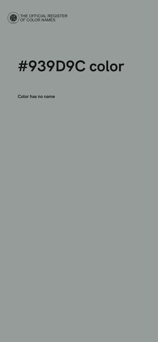 #939D9C color image