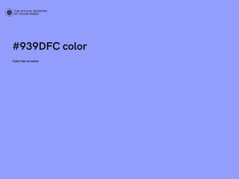 #939DFC color image
