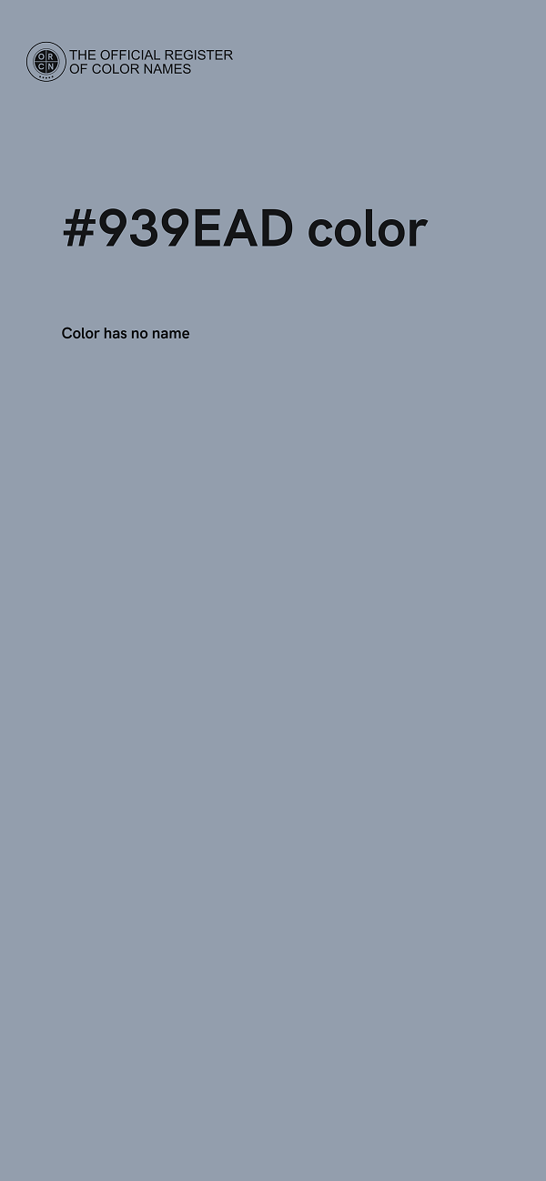#939EAD color image