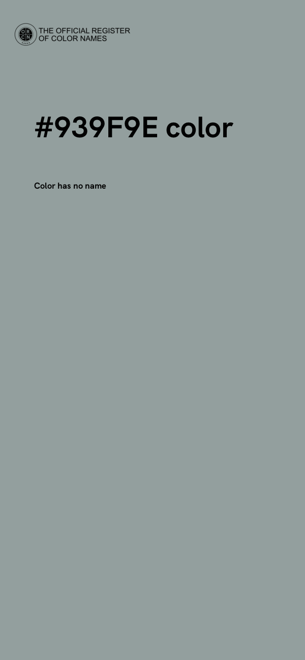 #939F9E color image