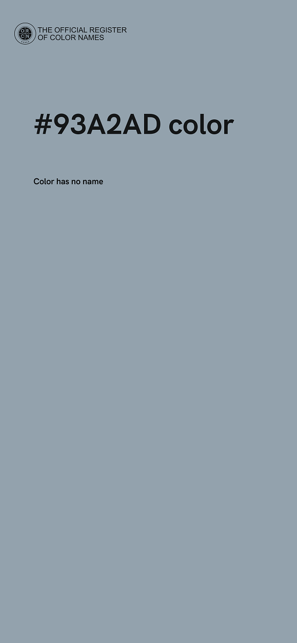 #93A2AD color image