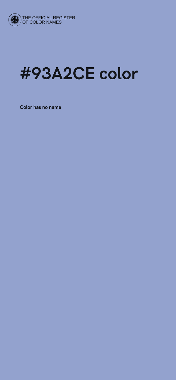 #93A2CE color image
