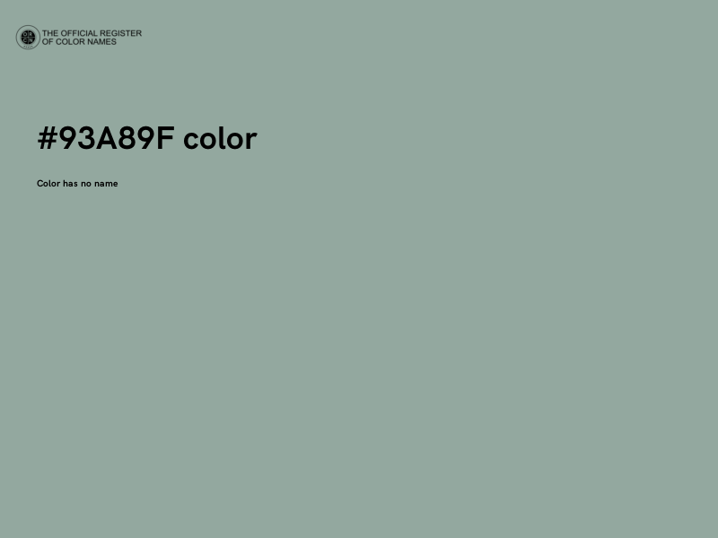 #93A89F color image
