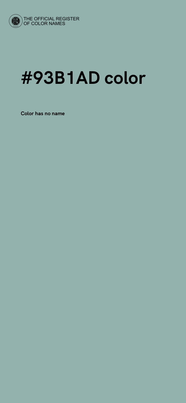 #93B1AD color image