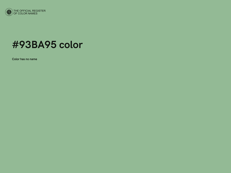 #93BA95 color image