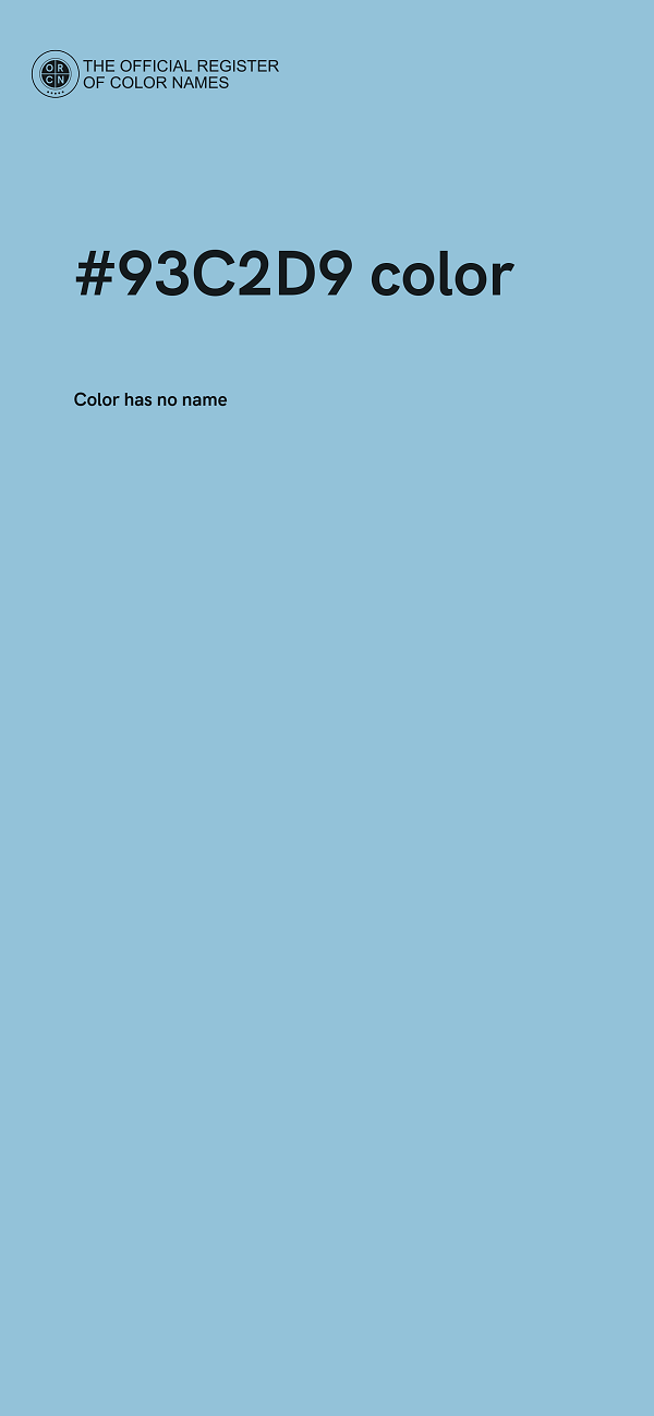 #93C2D9 color image