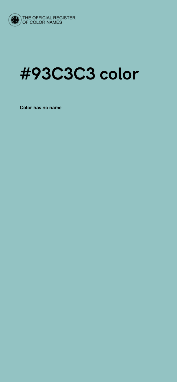 #93C3C3 color image