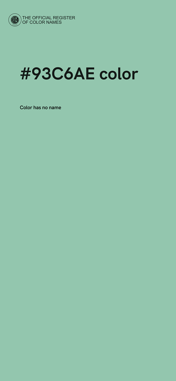 #93C6AE color image