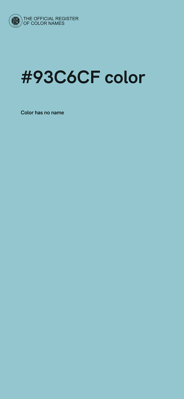 #93C6CF color image