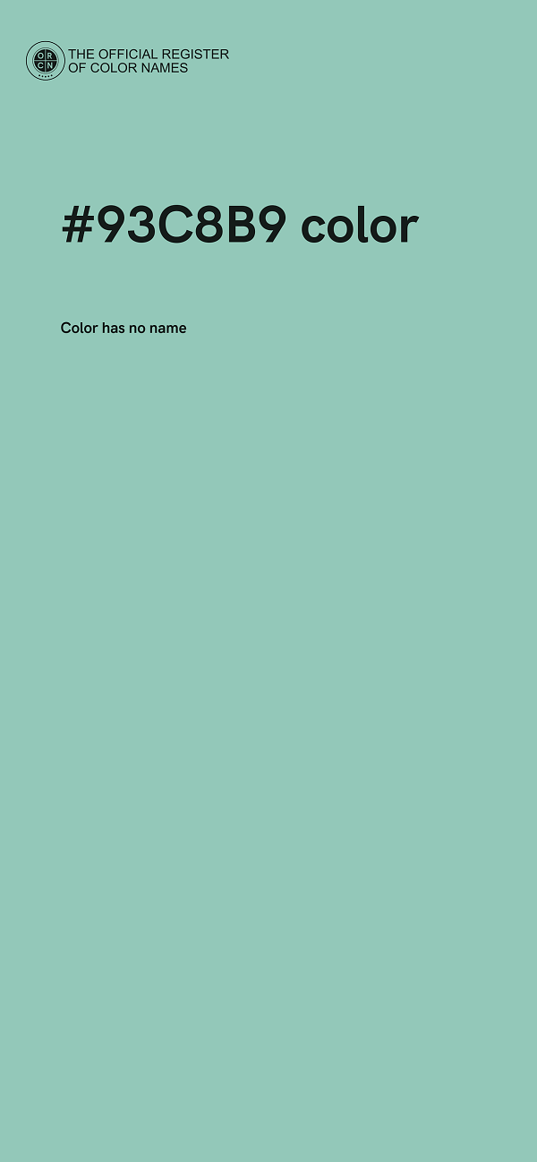 #93C8B9 color image