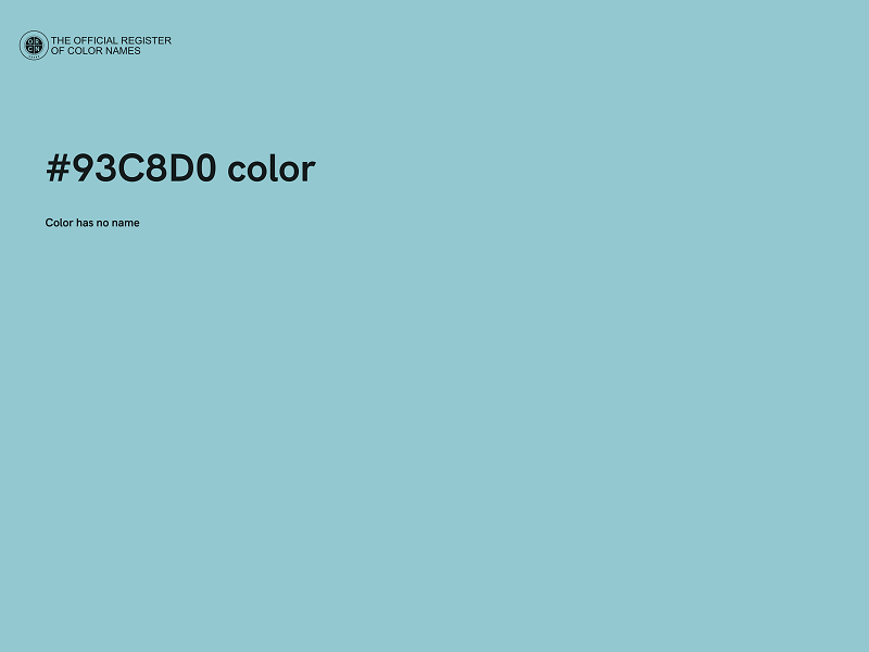 #93C8D0 color image